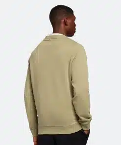 Lyle & Scott Hawick Print Crew Neck Jumper Seaweed