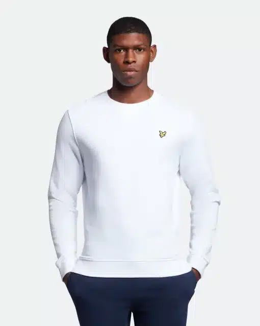Lyle & Scott Crew Neck Sweatshirt White