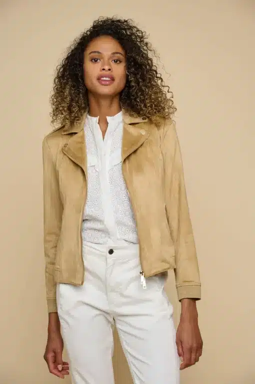 Rino & Pelle Mosha Biker Jacket Warm Sand
