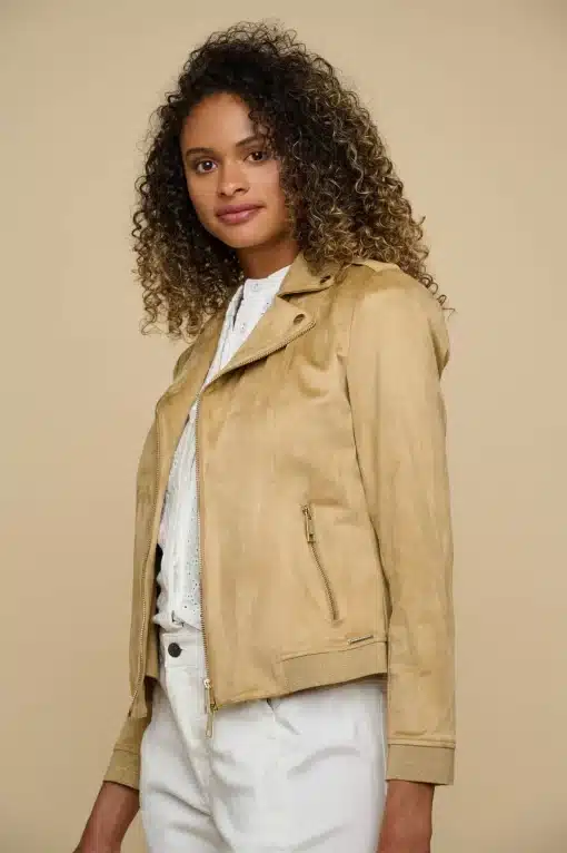 Rino & Pelle Mosha Biker Jacket Warm Sand