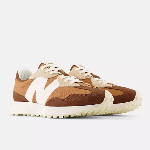 New Balance 327 Burnt Orange With White