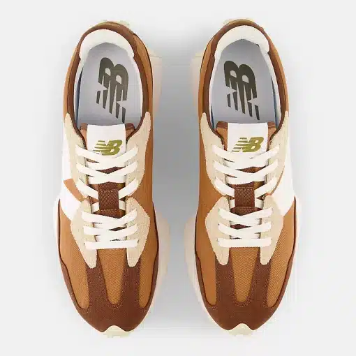 New Balance 327 Burnt Orange With White