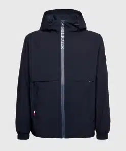 Tommy Hilfiger TH Protect Zip-Thru Hooded Jacket Desert Sky