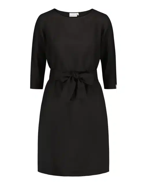 Nakoa Classic Linen Dress Black