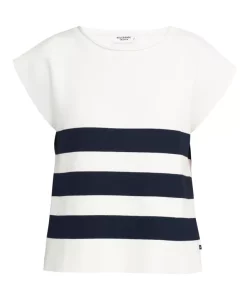 Holebrook Berit Capsleeve Off White/Navy