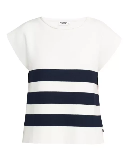 Holebrook Berit Capsleeve Off White/Navy
