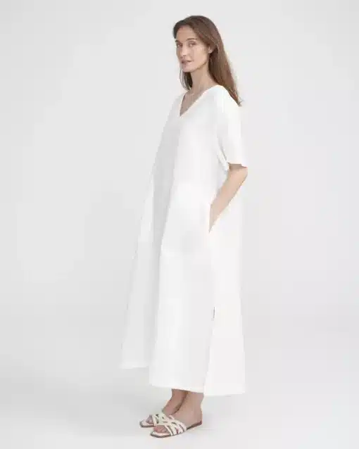 Holebrook Marina Wide Dress White