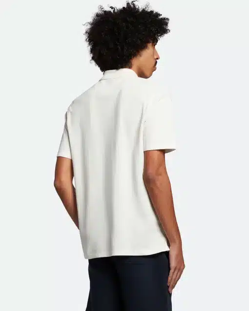 Lyle & Scott Script Polo Shirt Vanilla Ice