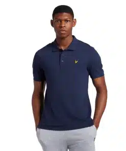 Lyle & Scott Plain Polo Shirt Navy