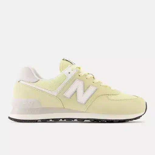 New Balance 574 Yellow With White