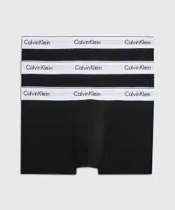 Calvin Klein Modern Cotton 3-Pack Trunks Black