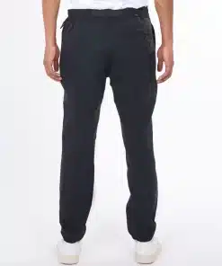 Knowledge Cotton Apparel Stretch trenkking Pants Black Jet