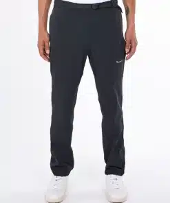 Knowledge Cotton Apparel Stretch trenkking Pants Black Jet