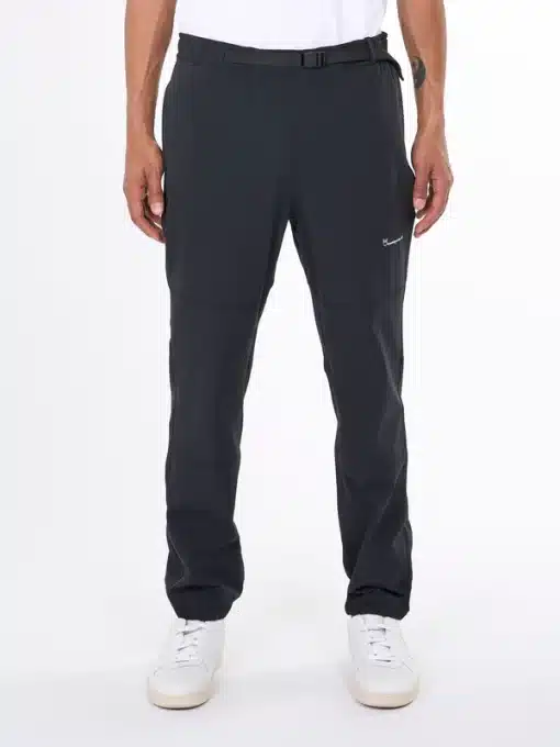 Knowledge Cotton Apparel Stretch trenkking Pants Black Jet