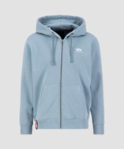 Alpha Industries Basic Zip Hoodie Black Greyblue