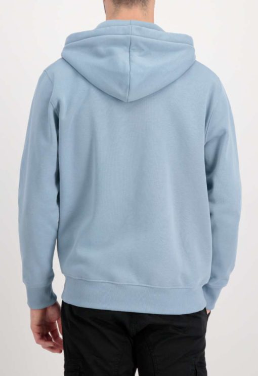 Alpha Industries Basic Zip Hoodie Black Greyblue