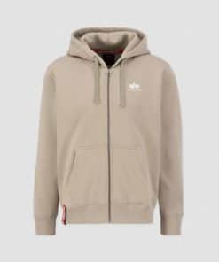 Alpha Industries Basic Zip Hoodie Vintage Sand