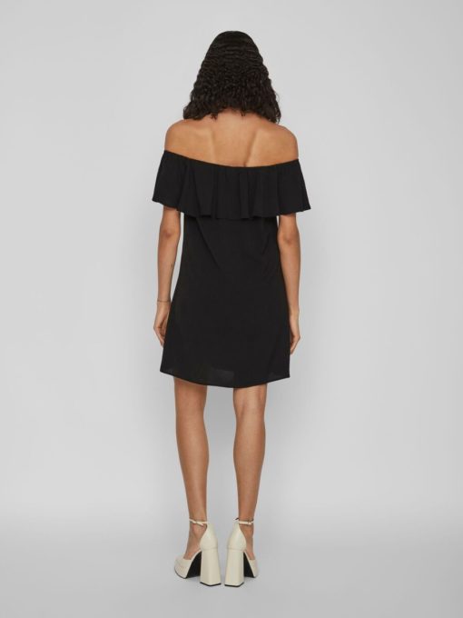 Vila Rasha Off Shoulder dress Black