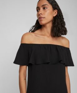 Vila Rasha Off Shoulder dress Black