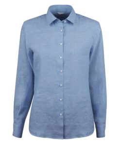 Stenströms Siri Light Blue Linen Shirt