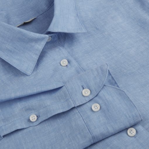 Stenströms Siri Light Blue Linen Shirt
