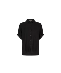 Mos Mosh Aven Linen Shirt Black