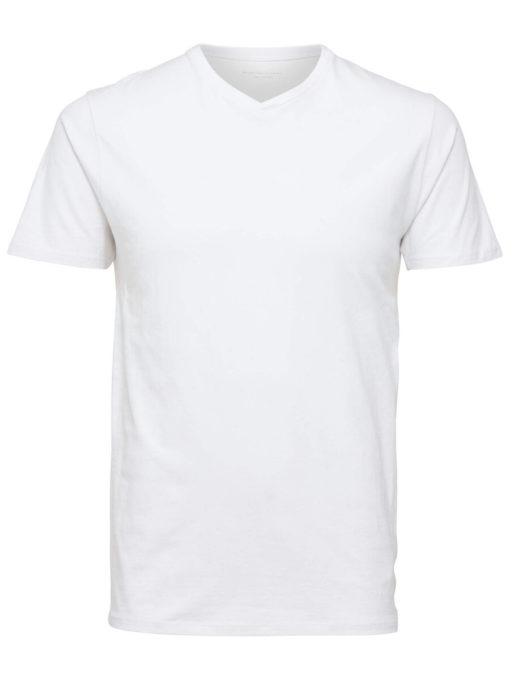 Selected Homme New Pima V-Neck Black