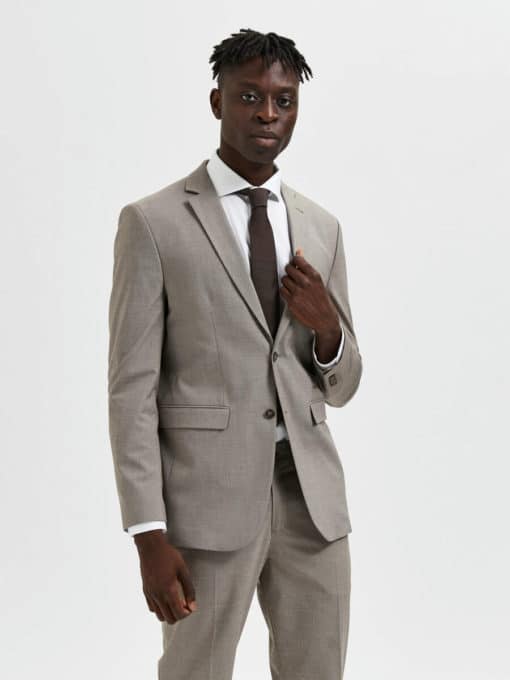 Selected Homme Liam Flex Blazer Brownie