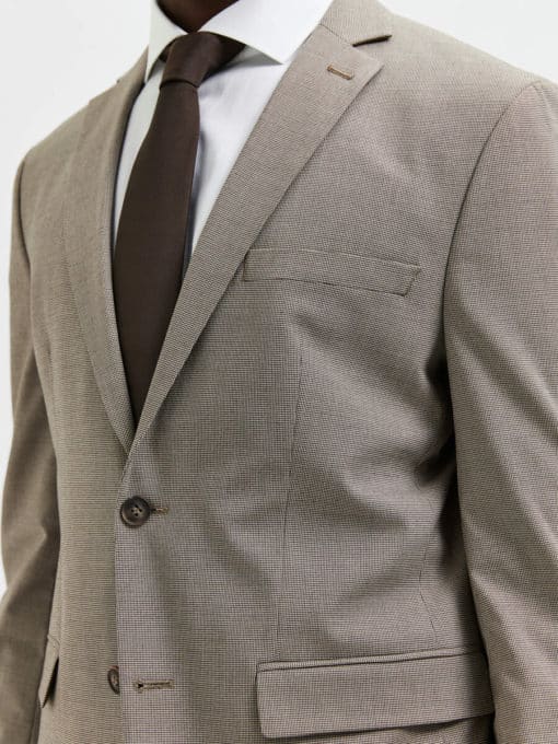 Selected Homme Liam Flex Blazer Brownie