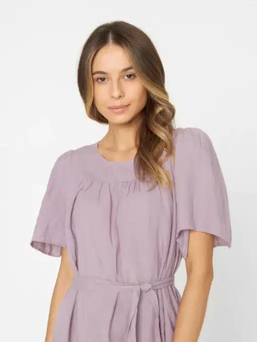 Knowledge Cotton Apparel Linen Dress Nirvana