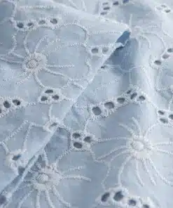 Knowledge Cotton Apparel A-Shape Broderi Anglaise Dress Skyway