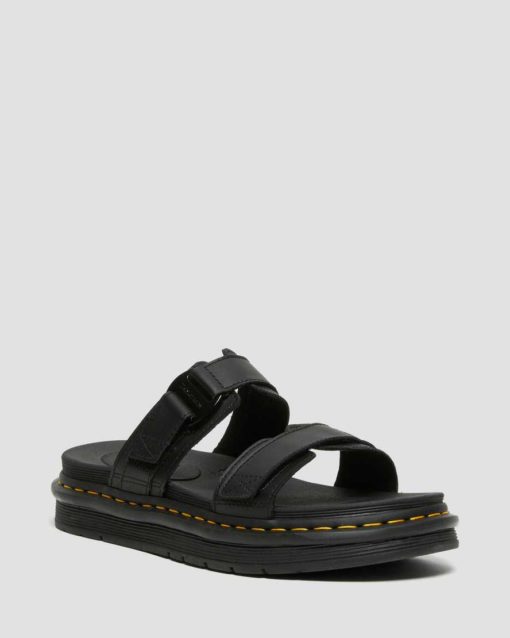 Dr. Martens Chilton Slip On Leather Sandals Black