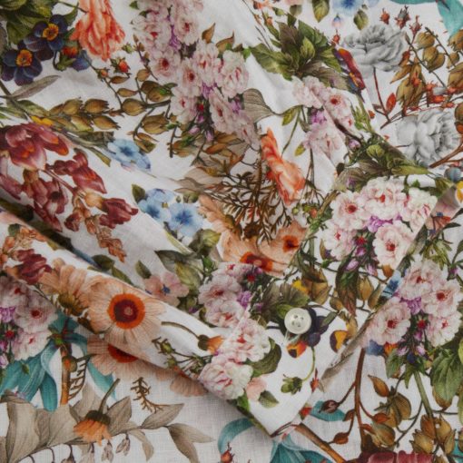 Stenströms Carmen Floral Linen Blouse