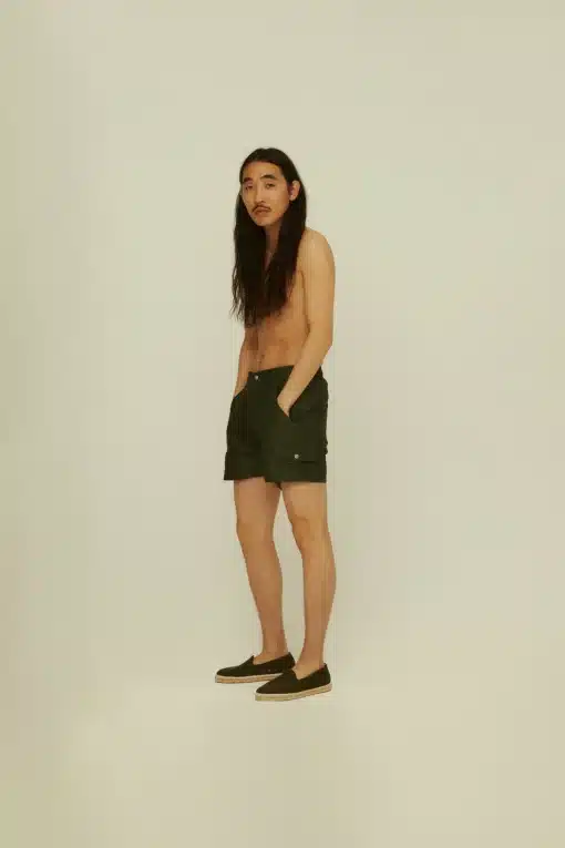 OAS Green Cargo Swim Shorts