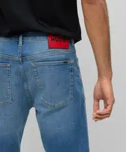 Hugo 634 Denim Shorts Light Blue