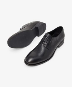 Bianco Biabyron Leather Derby Black