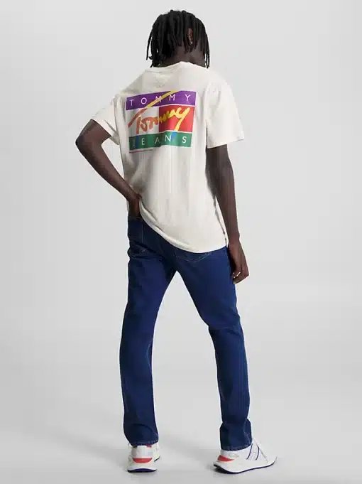 Tommy Jeans Signature Back Logo T-shirt White