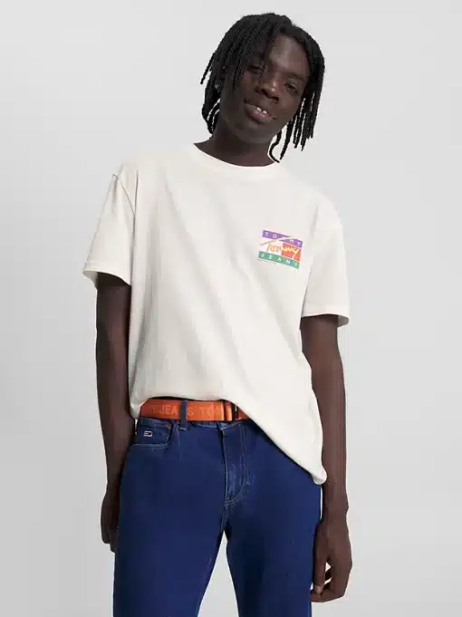 Tommy Jeans Signature Back Logo T-shirt White