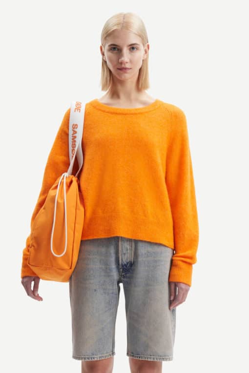 Samsoe&Samsoe Nor O-neck Short Russet Orange