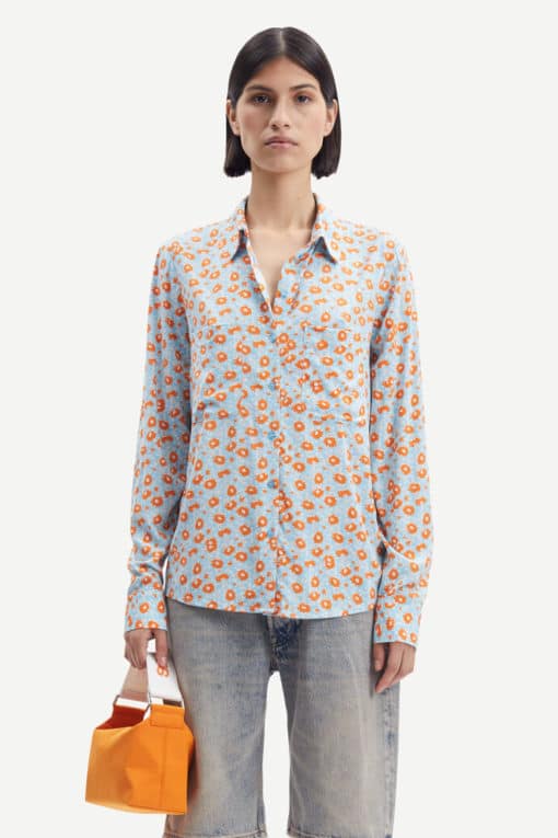 Samsoe & Samsoe Milly Shirt Ditsy Topaz