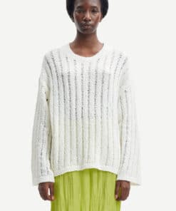 Samsoe & Samsoe Julia Crew Neck Clear Cream