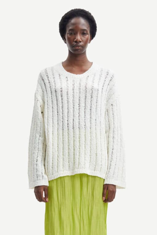 Samsoe & Samsoe Julia Crew Neck Clear Cream