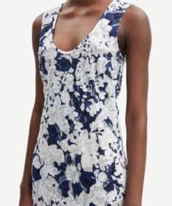 Samsoe & Samsoe Alina U-N Dress Flora Blue