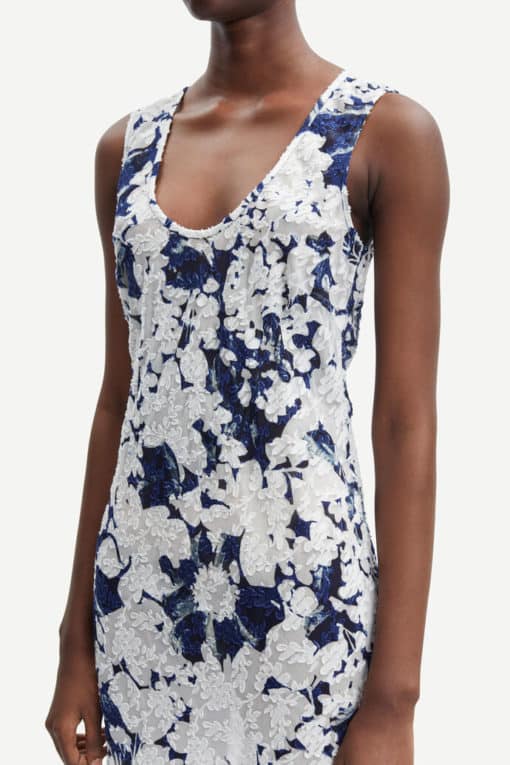 Samsoe & Samsoe Alina U-N Dress Flora Blue