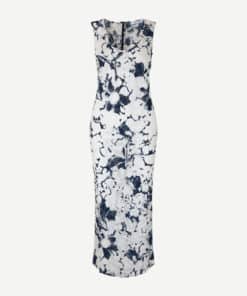 Samsoe & Samsoe Alina U-N Dress Flora Blue