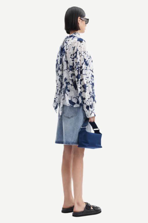 Samsoe & Samsoe Ebbali Blouse Flora Blue