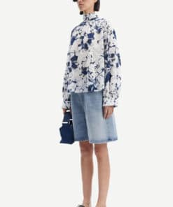 Samsoe & Samsoe Ebbali Blouse Flora Blue