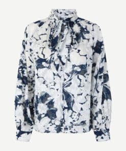Samsoe & Samsoe Ebbali Blouse Flora Blue