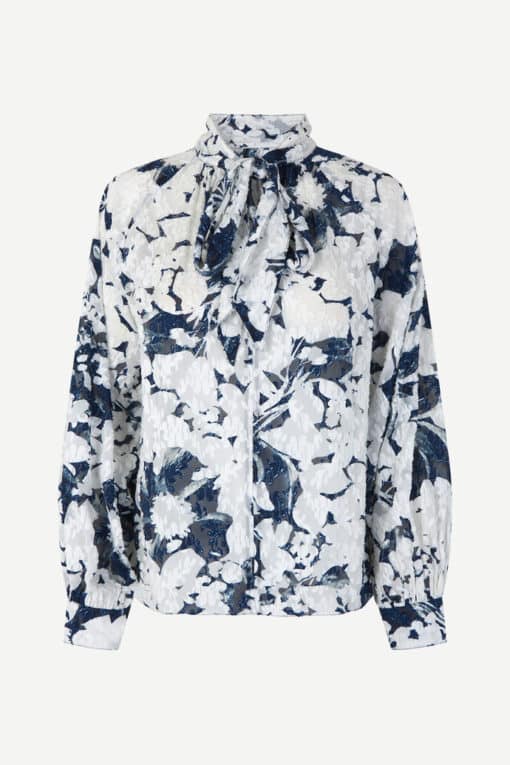 Samsoe & Samsoe Ebbali Blouse Flora Blue