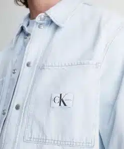 Calvin Klein Relaxed Denim Shirt Denim Light